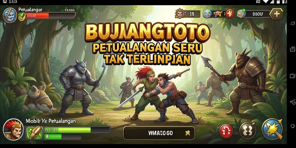 Tampilan antarmuka permainan BUJANGTOTO yang mengesankan dan fungsional.
