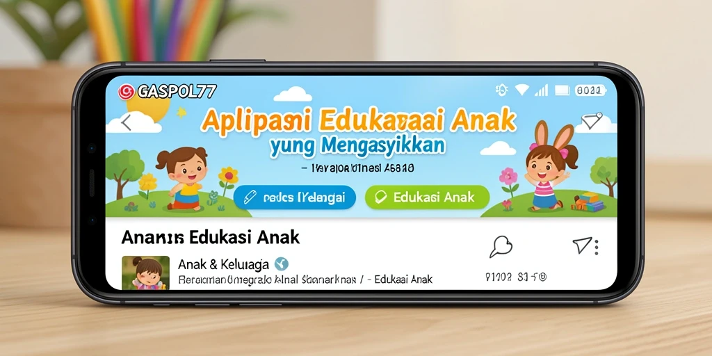 Tampilan antarmuka edukatif dan interaktif GASPOL77.